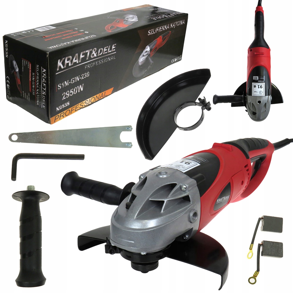 Sieťová uhlová brúska Kraft&Dele 2950 W 230 V